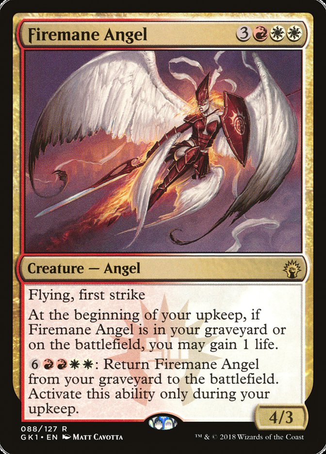 Firemane Angel [Guilds of Ravnica Guild Kit] | Exor Games Truro