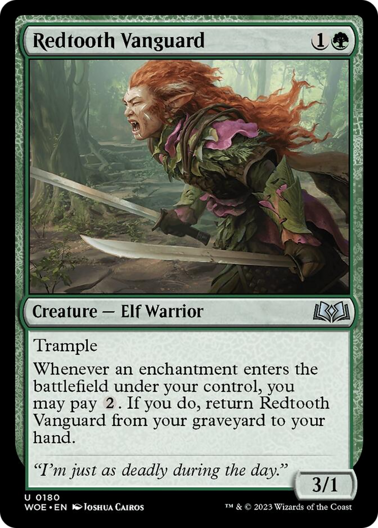 Redtooth Vanguard [Wilds of Eldraine] | Exor Games Truro