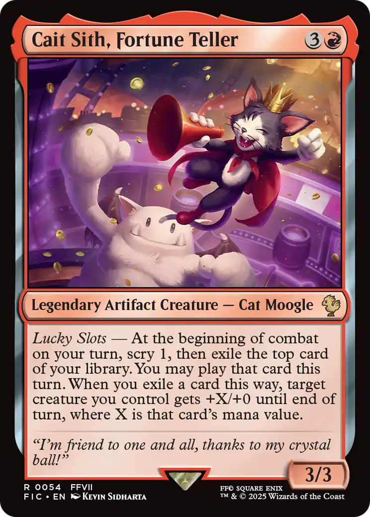 Cait Sith, Fortune Teller [FINAL FANTASY Commander] | Exor Games Truro