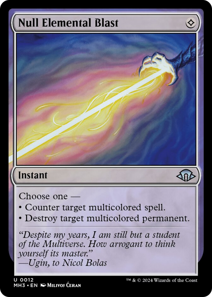 Null Elemental Blast [Modern Horizons 3] | Exor Games Truro