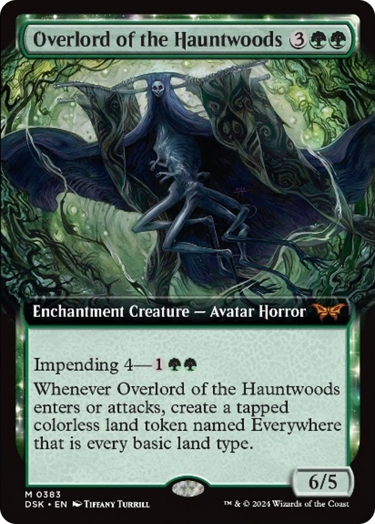 Overlord of the Hauntwoods (Extended Art) [Duskmourn: House of Horror] | Exor Games Truro