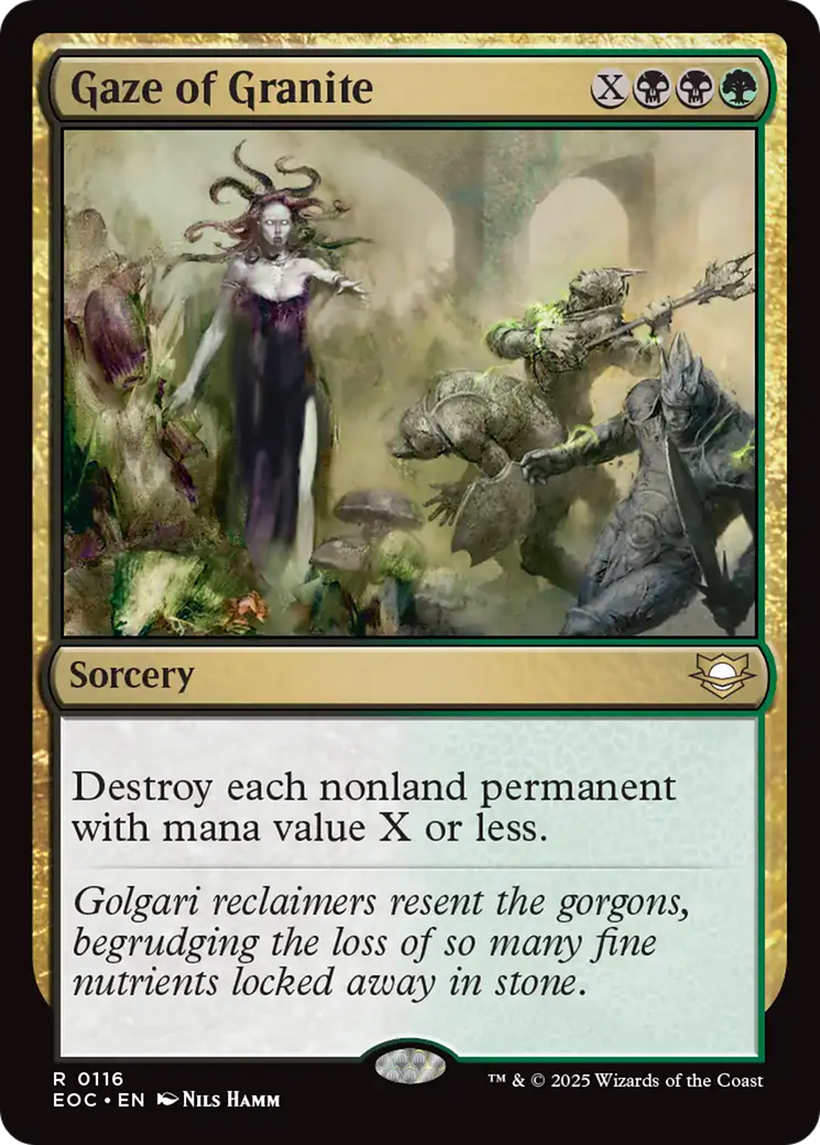 Gaze of Granite [Edge of Eternities Commander] | Exor Games Truro