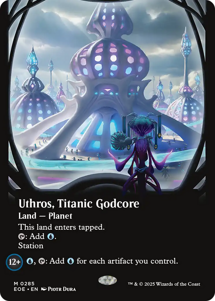 Uthros, Titanic Godcore (Borderless) [Edge of Eternities] | Exor Games Truro