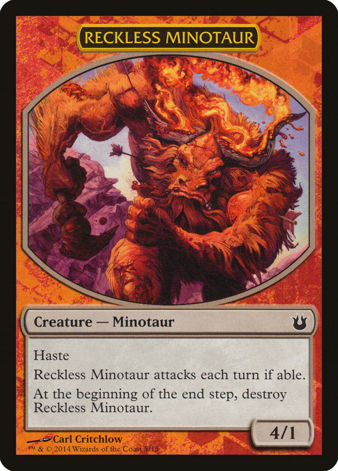 Reckless Minotaur [Born of the Gods Battle the Horde] | Exor Games Truro