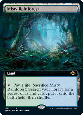 Misty Rainforest (Extended Art) [Modern Horizons 2] | Exor Games Truro