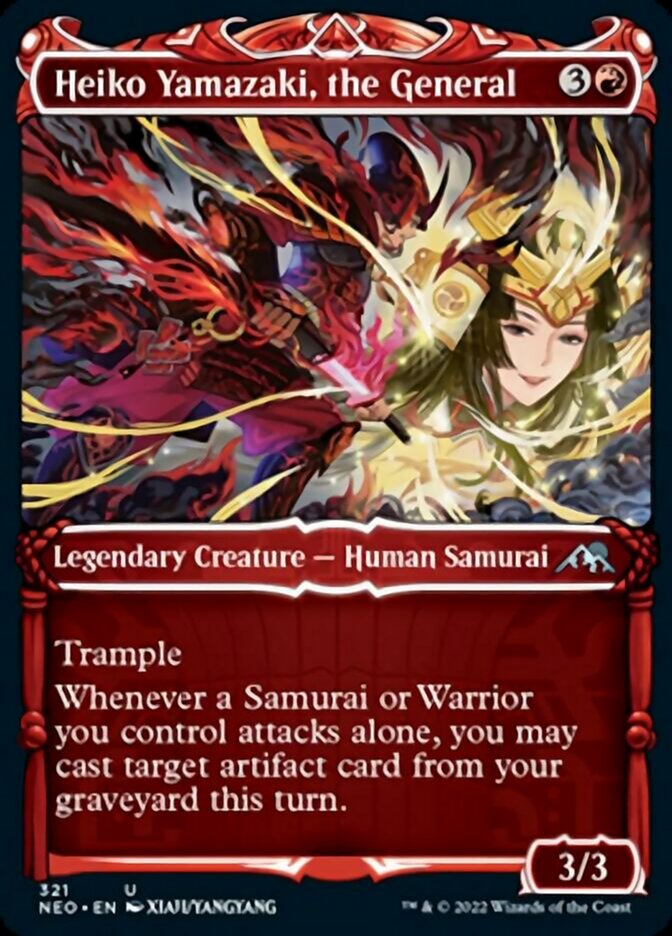 Heiko Yamazaki, the General (Showcase Samurai) [Kamigawa: Neon Dynasty] | Exor Games Truro