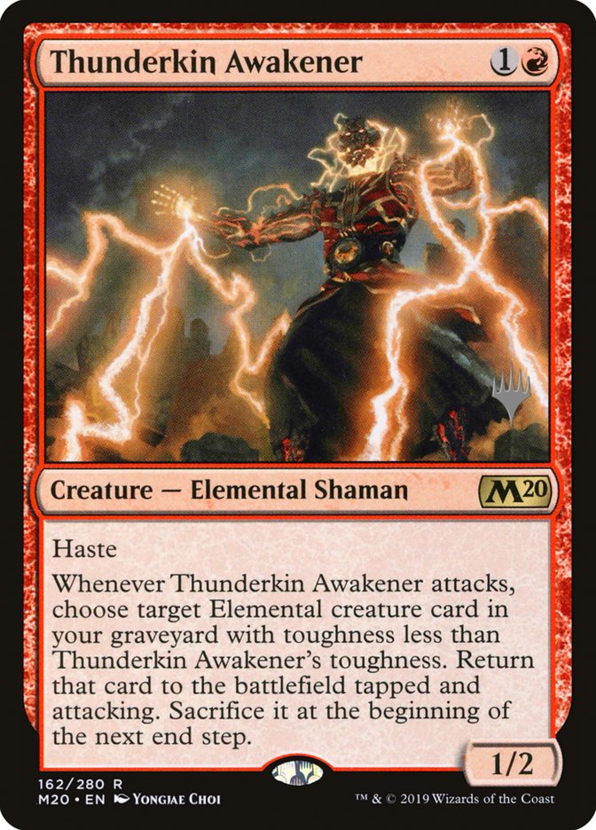 Thunderkin Awakener (Promo Pack) [Core Set 2020 Promos] | Exor Games Truro