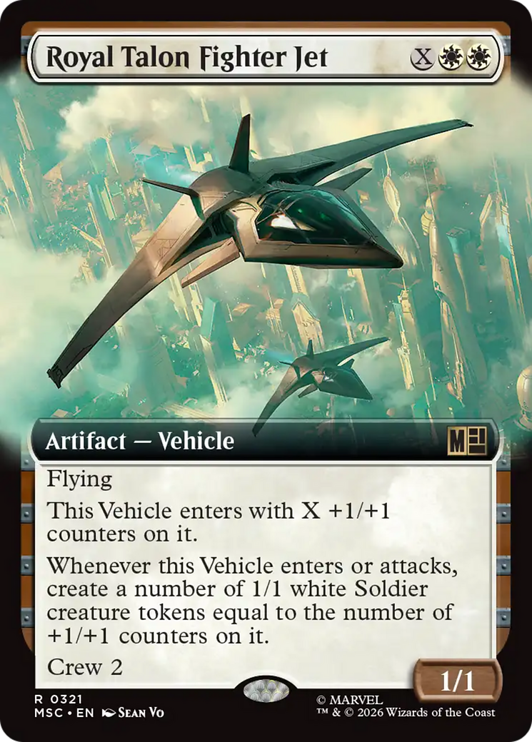 Royal Talon Fighter Jet (Extended Art) [Marvel Super Heroes Commander] | Exor Games Truro
