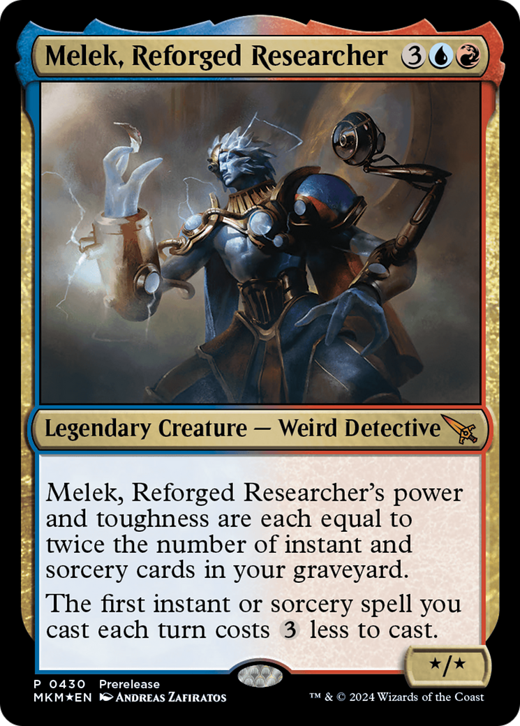 Melek, Reforged Researcher [Murders at Karlov Manor Prerelease Promos] | Exor Games Truro