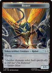 Food // Robot Double-Sided Token [Marvel's Spider-Man Tokens] | Exor Games Truro