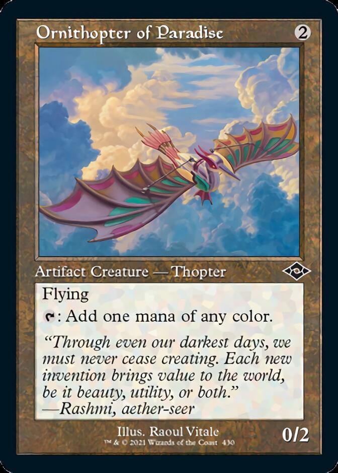 Ornithopter of Paradise (Retro Foil Etched) [Modern Horizons 2] | Exor Games Truro