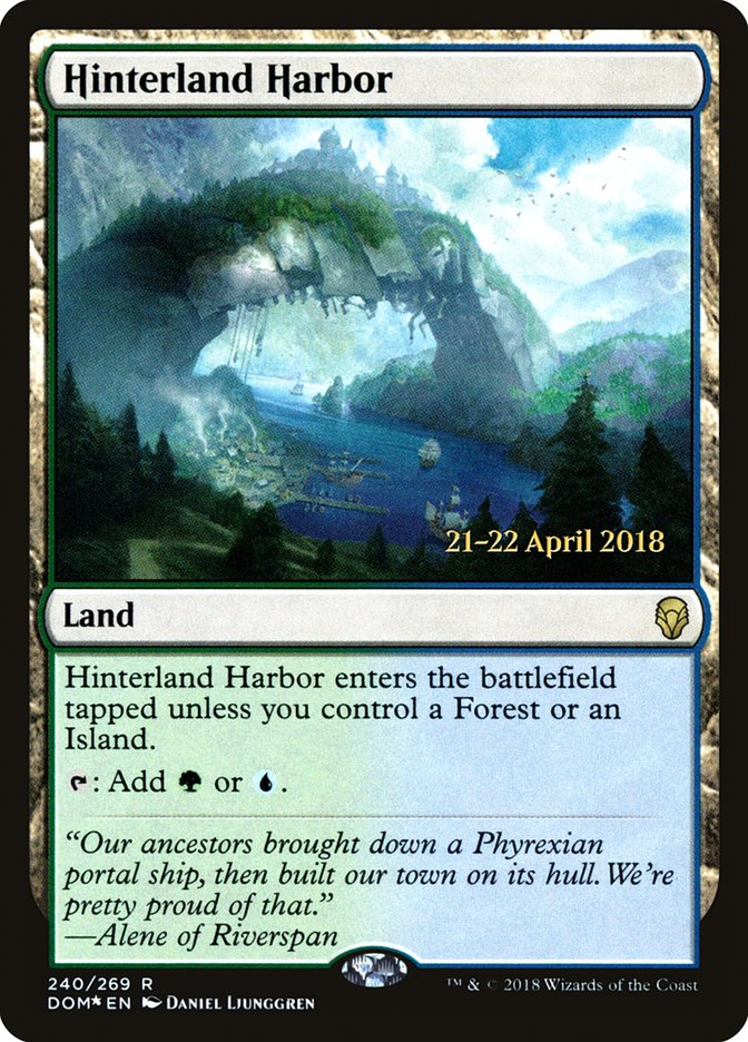 Hinterland Harbor [Dominaria Prerelease Promos] | Exor Games Truro