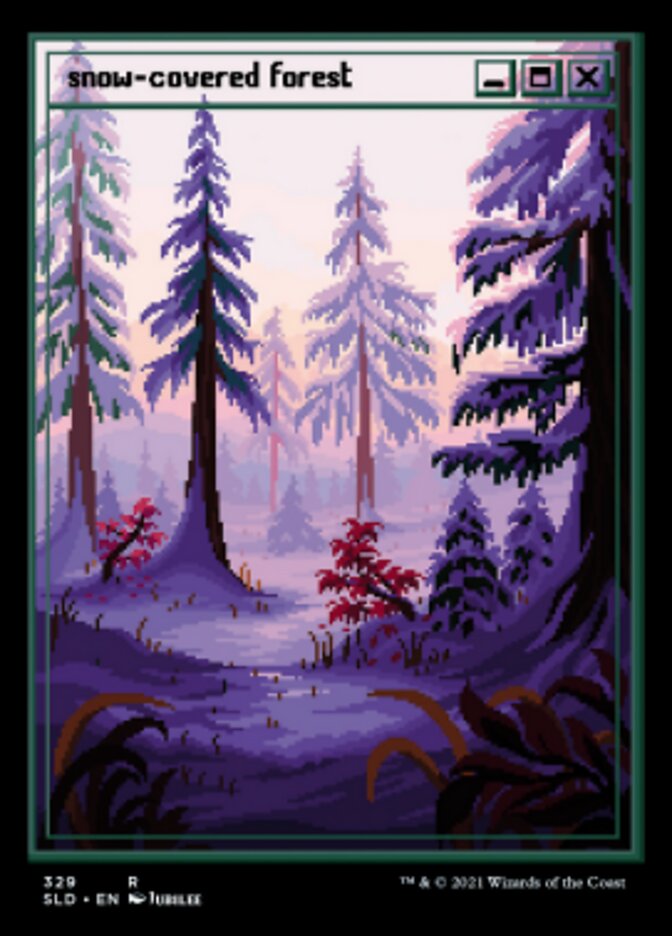 Snow-Covered Forest (Foil Etched) [Secret Lair Drop Series] | Exor Games Truro