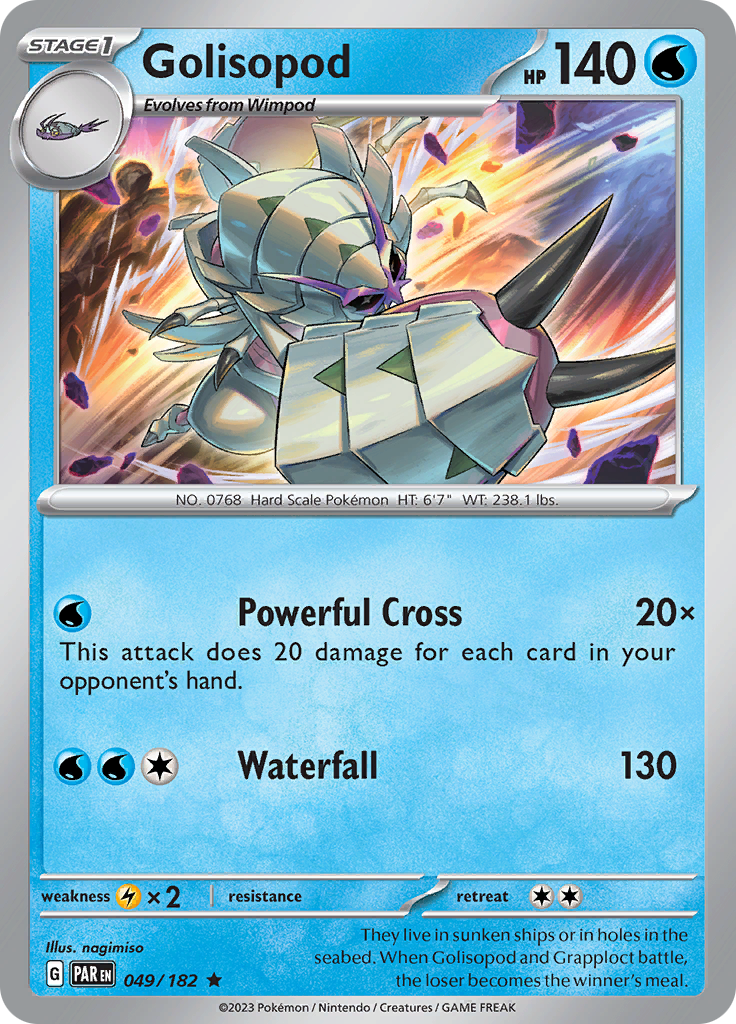 Golisopod (049/182) [Scarlet & Violet: Paradox Rift] | Exor Games Truro