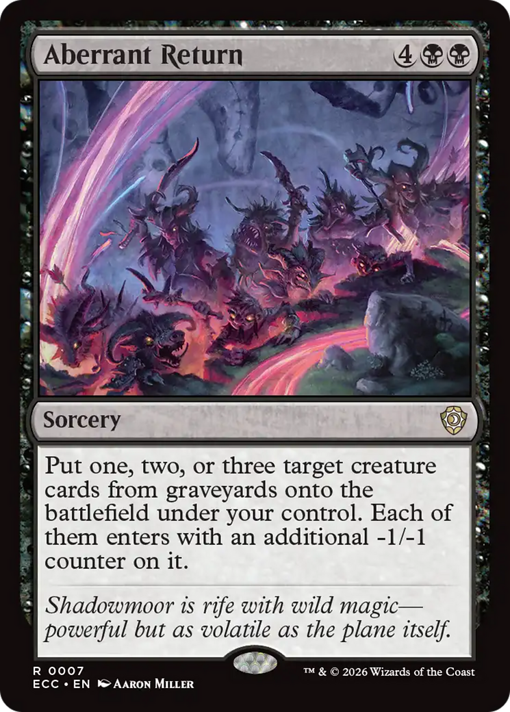 Aberrant Return [Lorwyn Eclipsed Commander] | Exor Games Truro