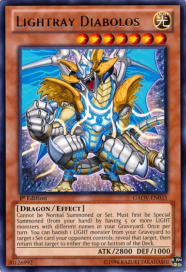 Lightray Diabolos [GAOV-EN035] Rare | Exor Games Truro