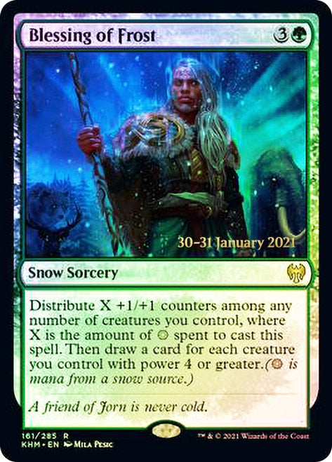 Blessing of Frost [Kaldheim Prerelease Promos] | Exor Games Truro