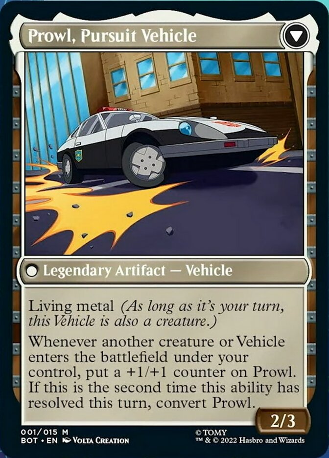 Prowl, Stoic Strategist // Prowl, Pursuit Vehicle [Transformers] | Exor Games Truro