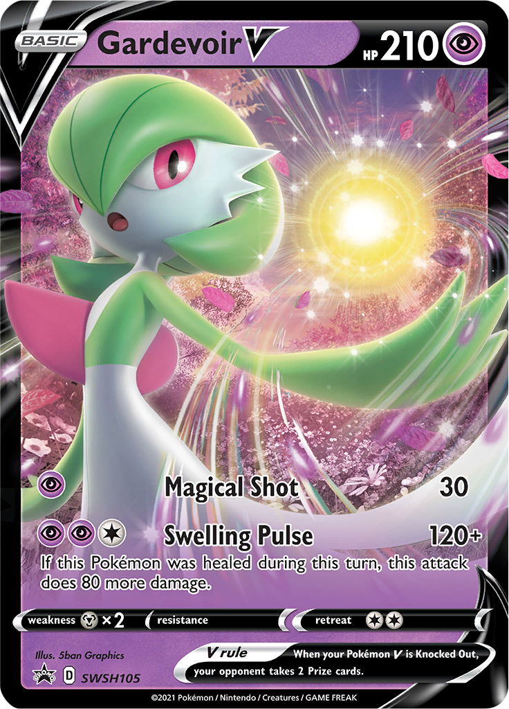 Gardevoir V (SWSH105) [Sword & Shield: Black Star Promos] | Exor Games Truro