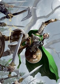 Maja, Bretagard Protector Art Card (Gold-Stamped Signature) [Kaldheim Art Series] | Exor Games Truro