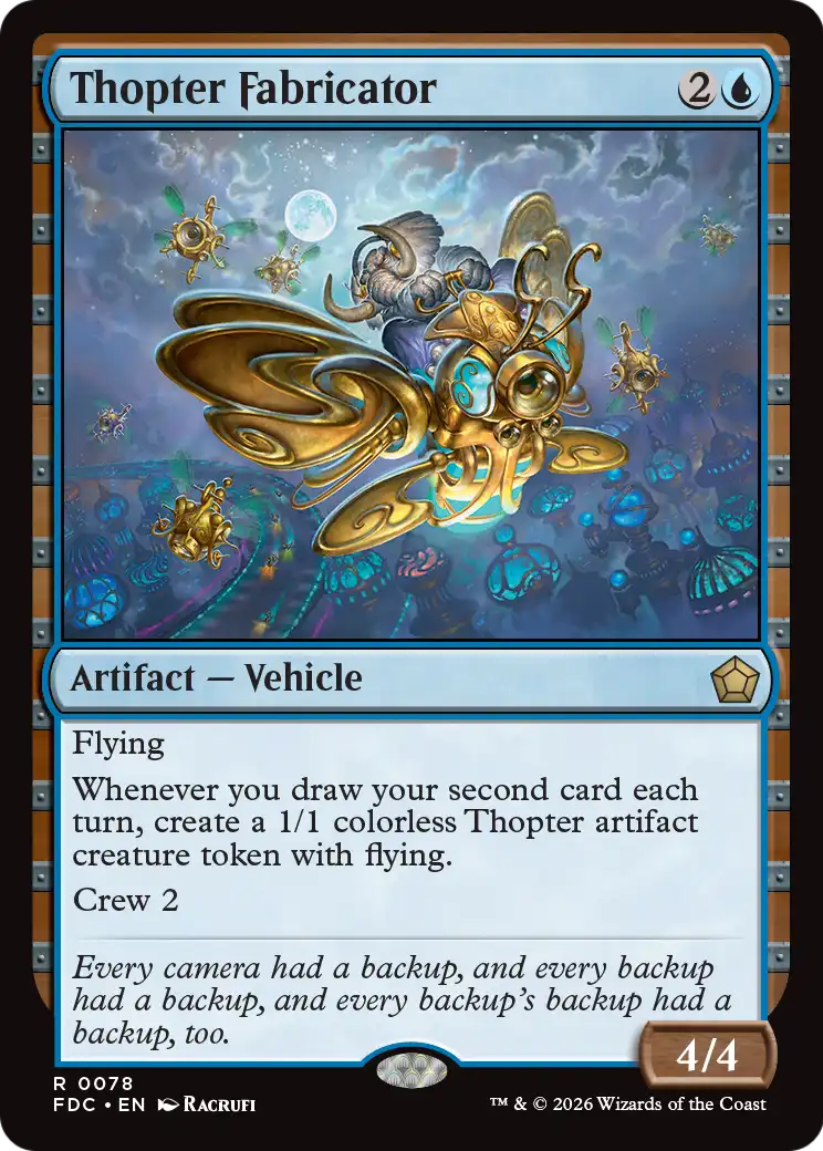 Thopter Fabricator [Foundations Commander] | Exor Games Truro