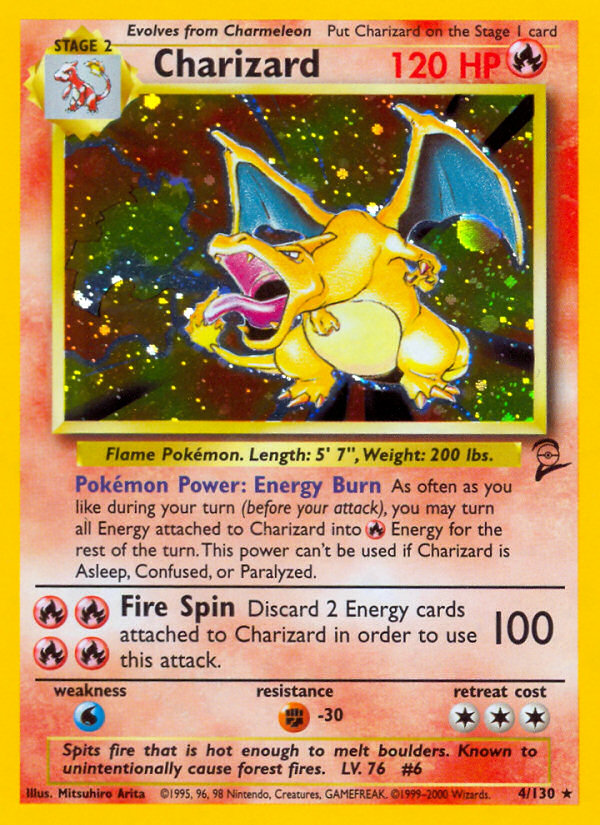 Charizard (4/130) [Base Set 2] | Exor Games Truro