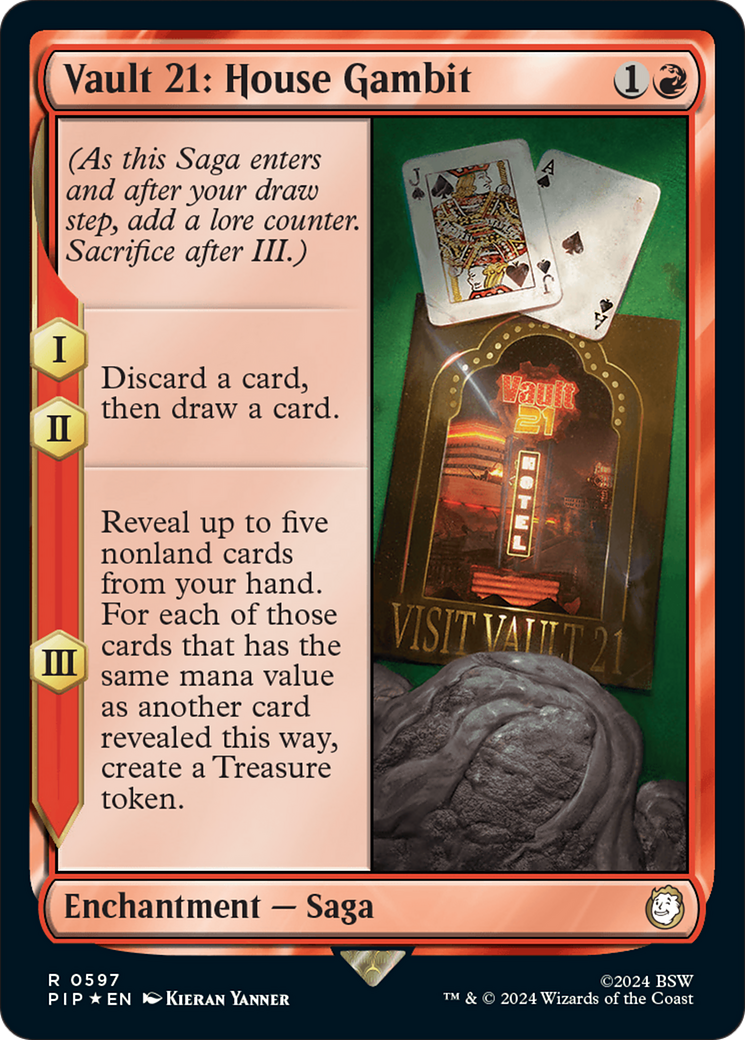 Vault 21: House Gambit (Surge Foil) [Fallout] | Exor Games Truro