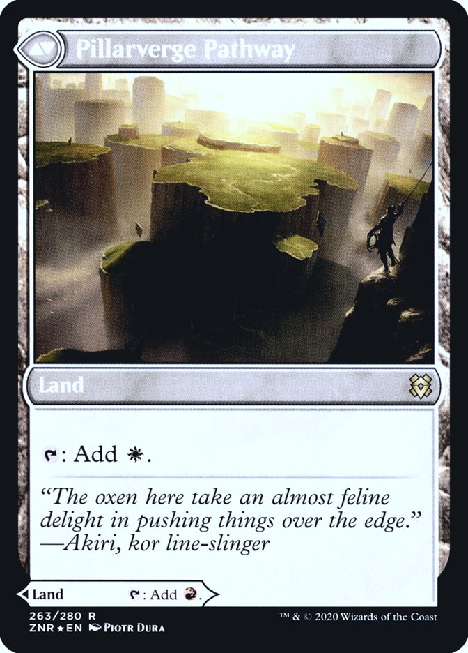Needleverge Pathway // Pillarverge Pathway [Zendikar Rising Prerelease Promos] | Exor Games Truro