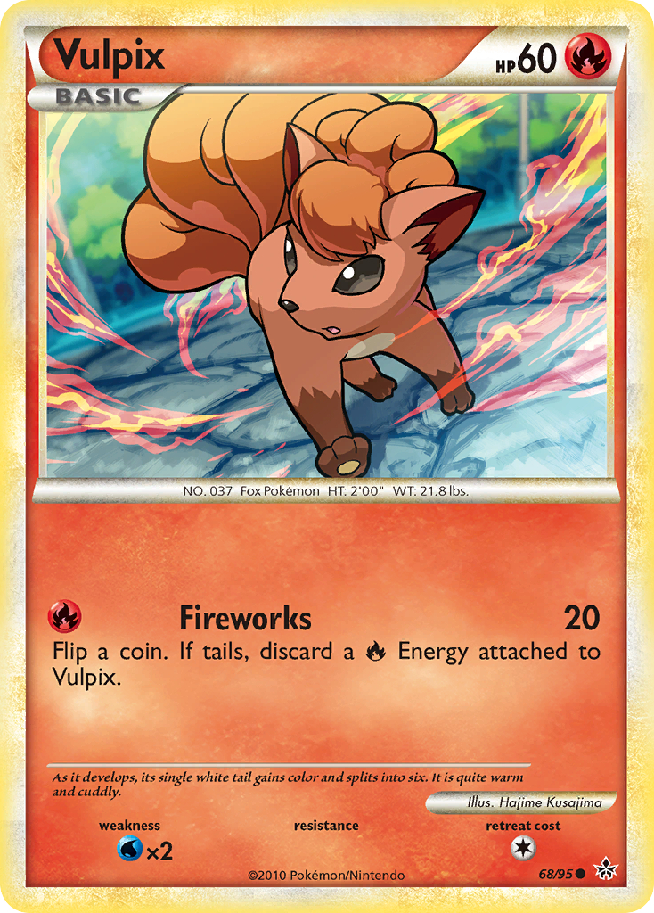 Vulpix (68/95) [HeartGold & SoulSilver: Unleashed] | Exor Games Truro