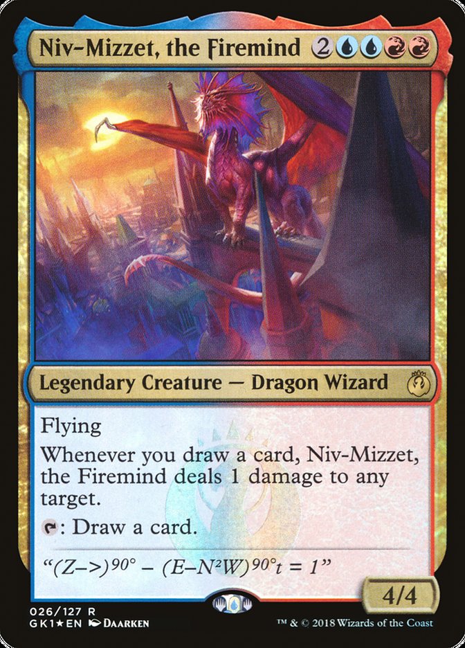 Niv-Mizzet, the Firemind [Guilds of Ravnica Guild Kit] | Exor Games Truro