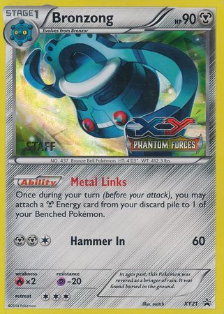 Bronzong (XY21) (Staff) [XY: Black Star Promos] | Exor Games Truro