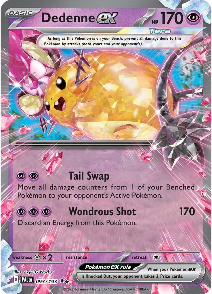 Dedenne ex (093/193) [Scarlet & Violet: Paldea Evolved] | Exor Games Truro