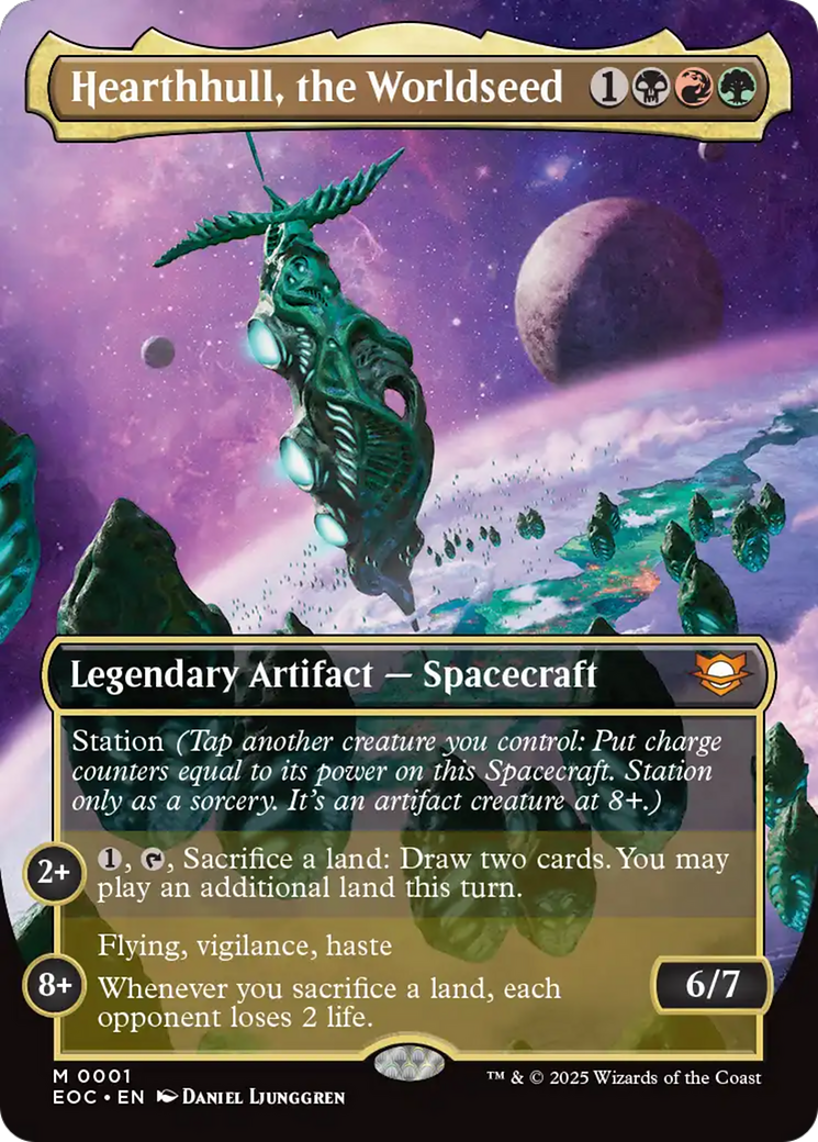 Hearthhull, the Worldseed (Borderless) [Edge of Eternities Commander] | Exor Games Truro