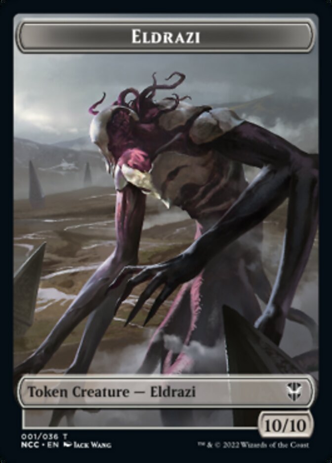 Eldrazi // Human Soldier Double-Sided Token [Streets of New Capenna Commander Tokens] | Exor Games Truro