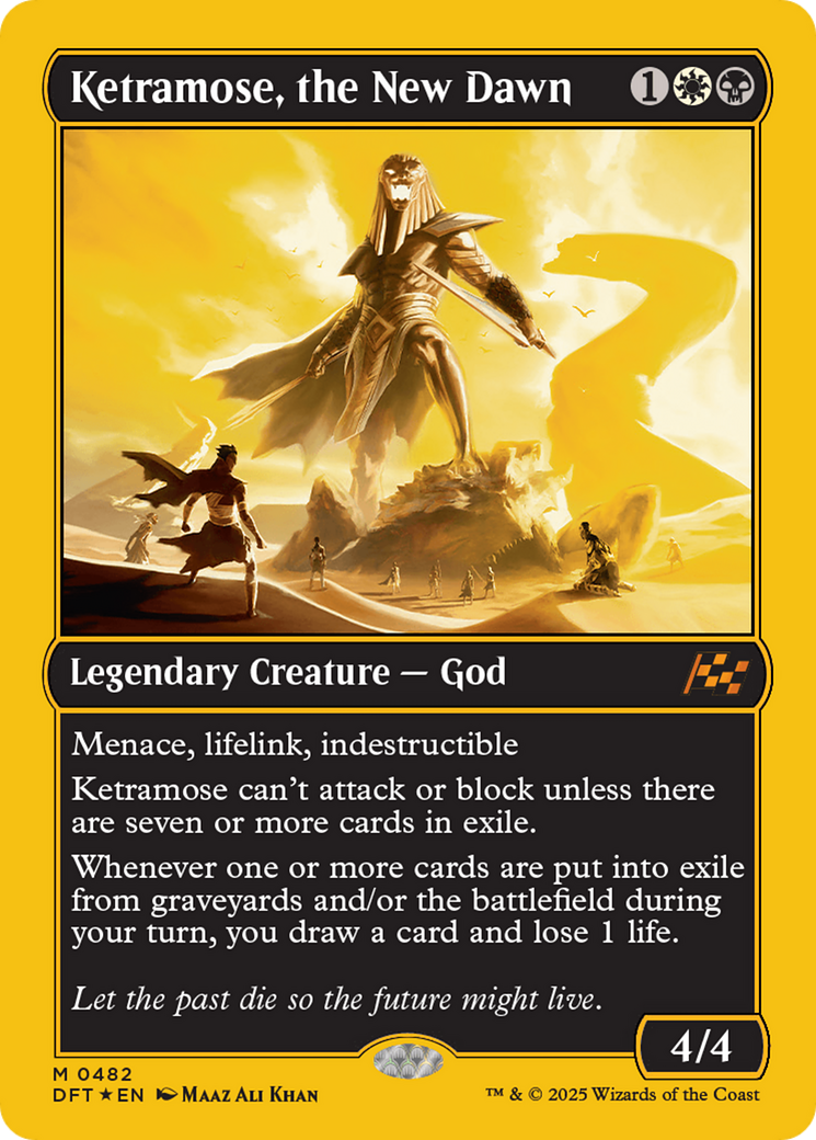 Ketramose, the New Dawn (First-Place Foil) [Aetherdrift] | Exor Games Truro