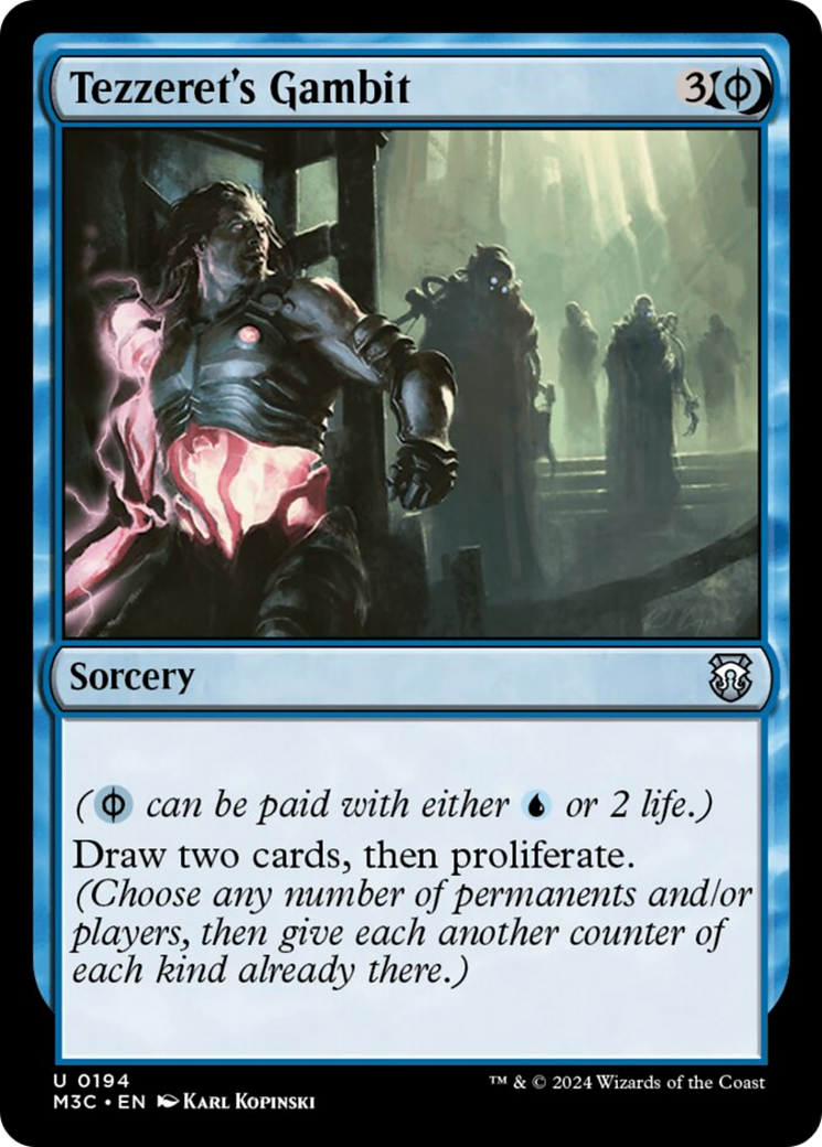 Tezzeret's Gambit (Ripple Foil) [Modern Horizons 3 Commander] | Exor Games Truro