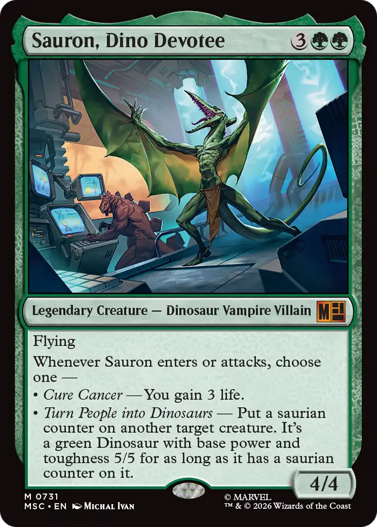 Sauron, Dino Devoteee [Marvel Super Heroes Commander] | Exor Games Truro