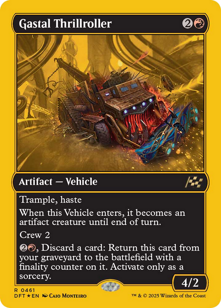 Gastal Thrillroller (First-Place Foil) [Aetherdrift] | Exor Games Truro
