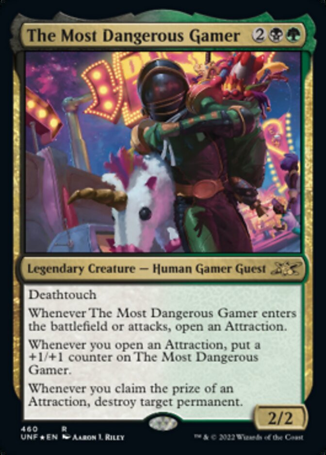 The Most Dangerous Gamer (Galaxy Foil) [Unfinity] | Exor Games Truro