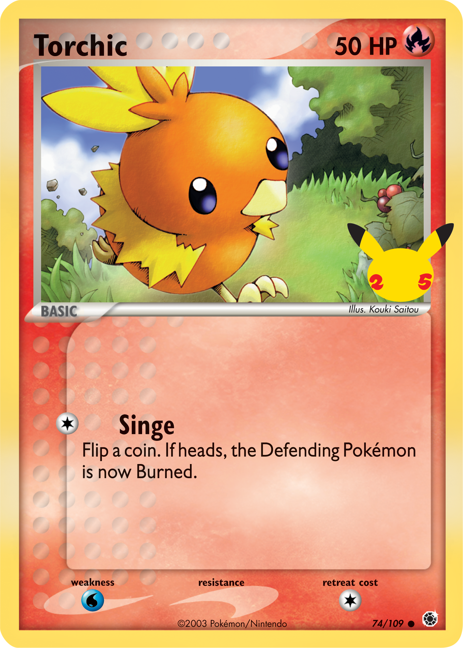 Torchic (74/109) (Jumbo Card) [First Partner Pack] | Exor Games Truro