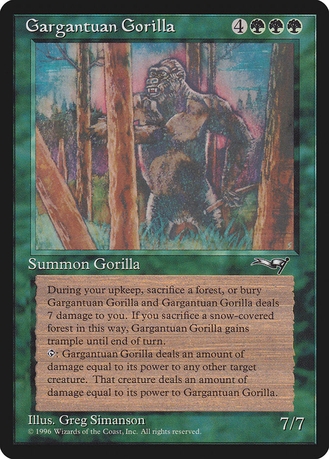 Gargantuan Gorilla [Alliances] | Exor Games Truro