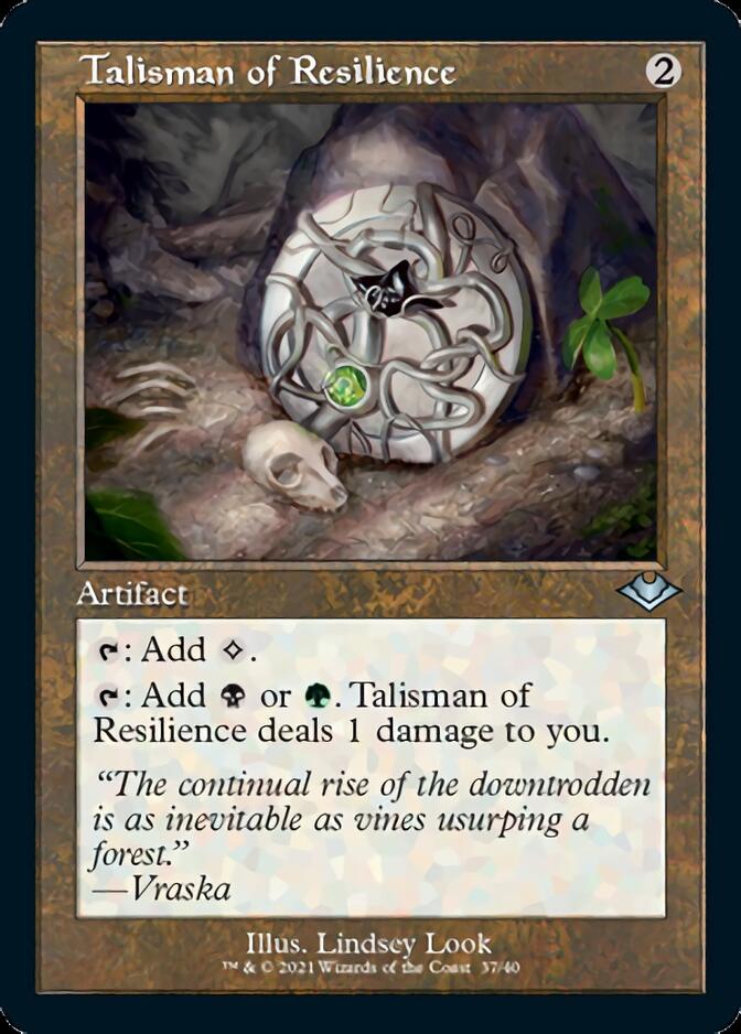Talisman of Resilience (Retro Foil Etched) [Modern Horizons] | Exor Games Truro