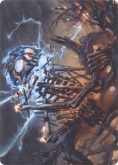 Lightning Skelemental // Lightning Skelemental [Modern Horizons Art Series] | Exor Games Truro