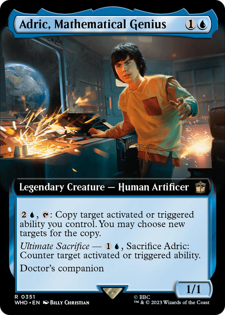 Adric, Mathematical Genius (Extended Art) [Doctor Who] | Exor Games Truro