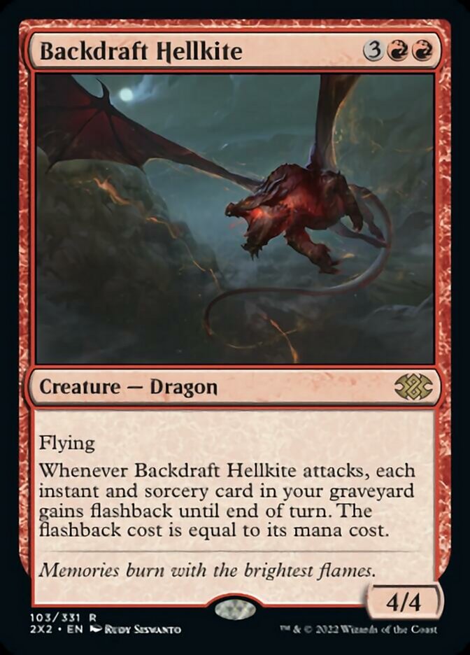 Backdraft Hellkite [Double Masters 2022] | Exor Games Truro