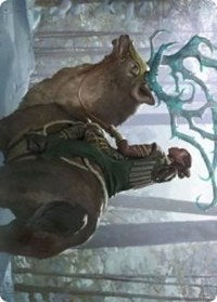 Boreal Outrider Art Card [Kaldheim Art Series] | Exor Games Truro