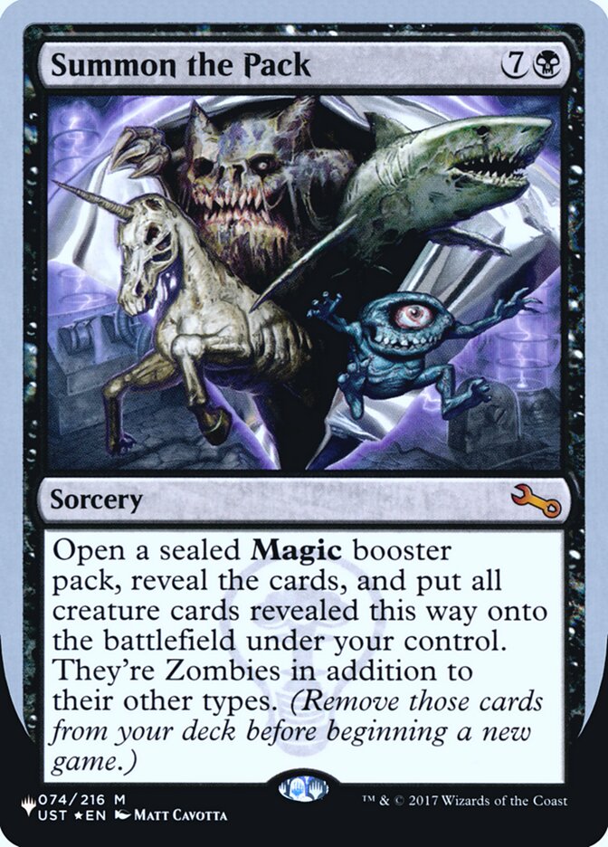 Summon the Pack (Unfinity Foil Edition) [The List] | Exor Games Truro