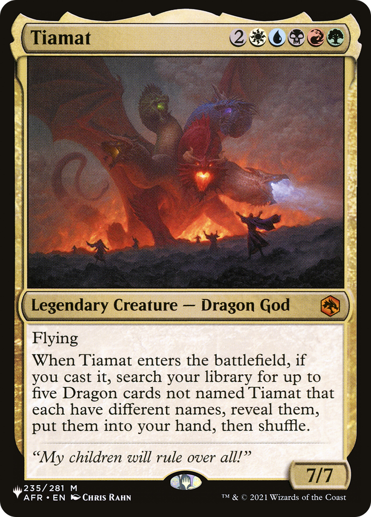 Tiamat [The List] | Exor Games Truro