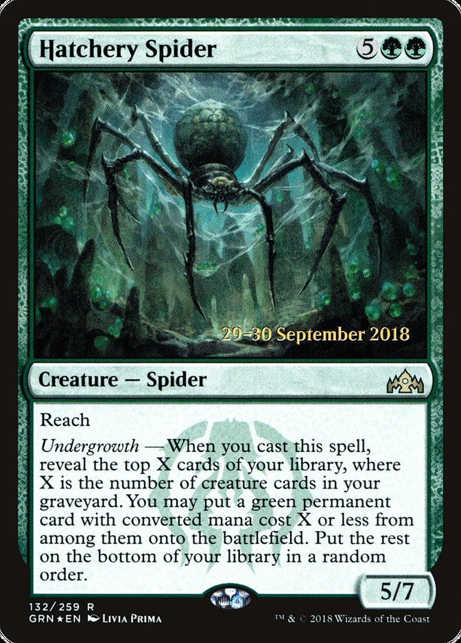 Hatchery Spider [Guilds of Ravnica Prerelease Promos] | Exor Games Truro