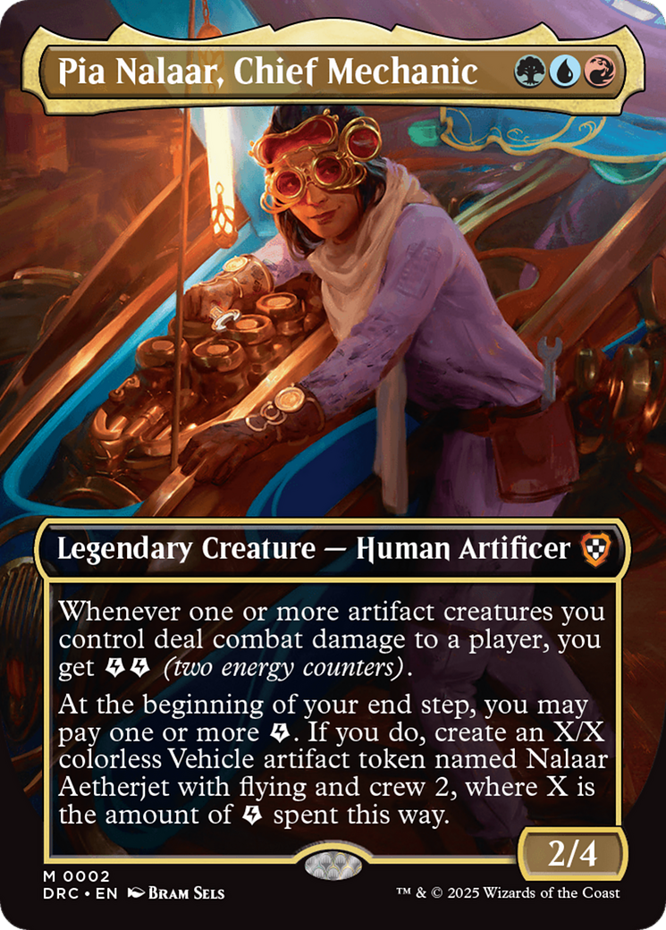 Pia Nalaar, Chief Mechanic (Borderless) [Aetherdrift Commander] | Exor Games Truro